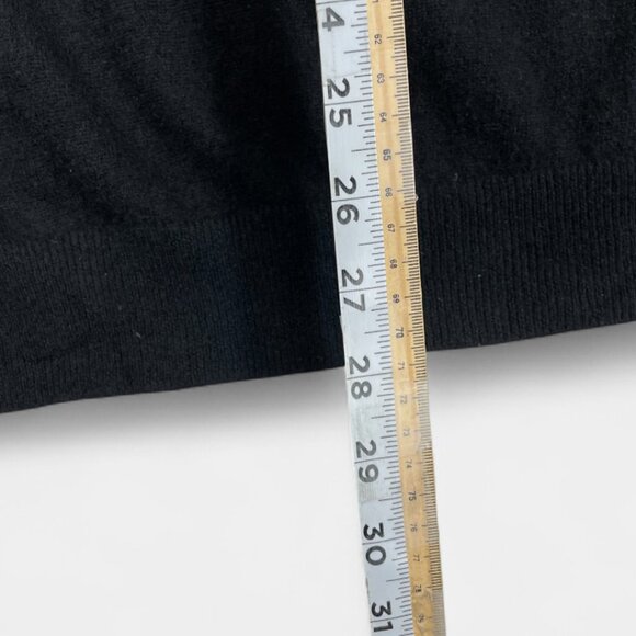 Club Room Cashmere Sweater Black Long Sleeve V-Neck Men's 2XL - Picture 4 of 5